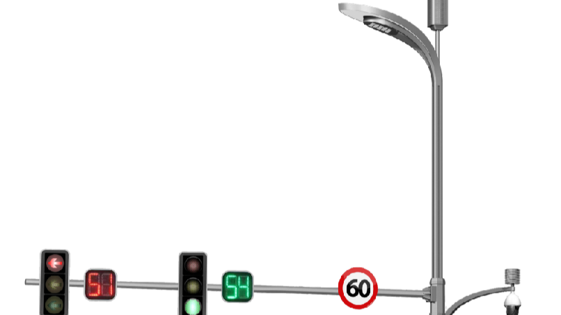 四川戶外監控一體智慧路燈廠家