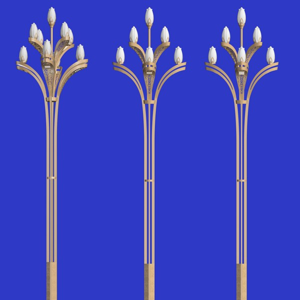 九火玉蘭智慧景觀燈